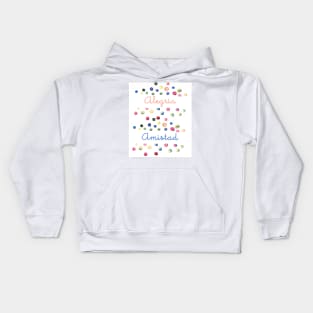 Magic words: JOY, FRIENDSHIP Kids Hoodie